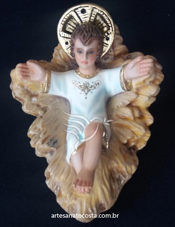 Menino Jesus Tradicional 14cm – fora de linha para 2018