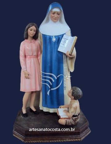 Santa Carmem de Salles c/ 2 crianças 70cm