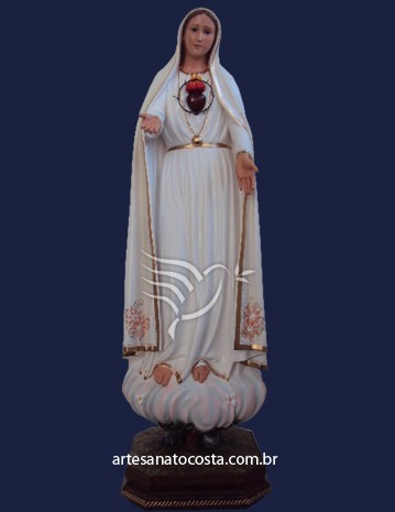 Nossa Senhora Coração de Fátima 110cm