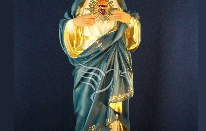 Nossa Senhora Imaculado Coração de Maria 60cm (modelo tradicional)