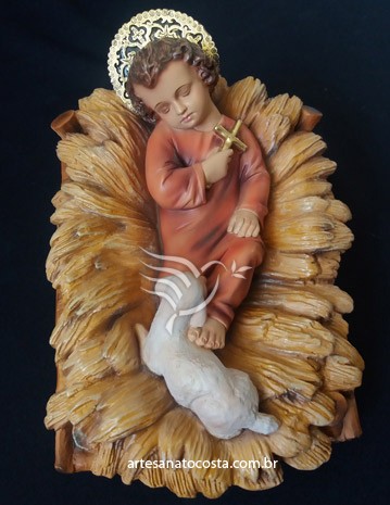 Menino Jesus Cordeiro de Deus 26cm – fora de linha para 2018