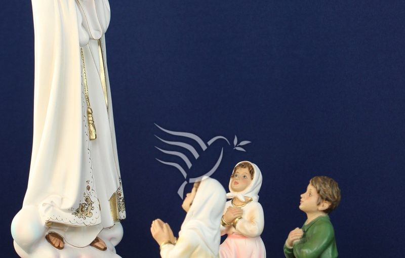 Nossa Senhora de Fátima 35cm com Pastores