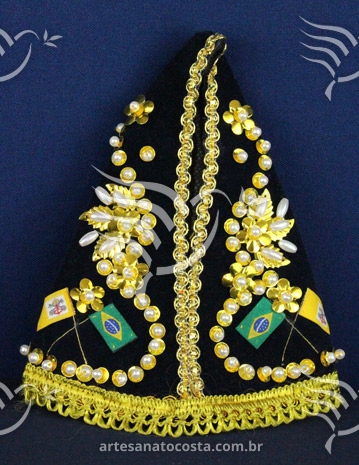 Manto para imagem de Nossa Senhora Aparecida 15cm