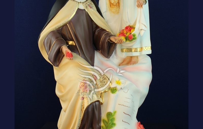 Santa Terezinha com Menino Jesus 40cm