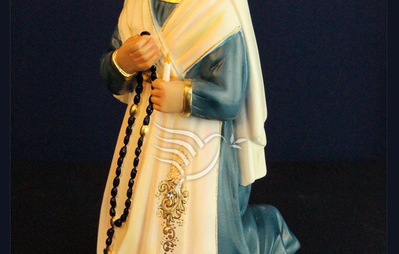 Santa Bernadete Ajoelhada 40cm