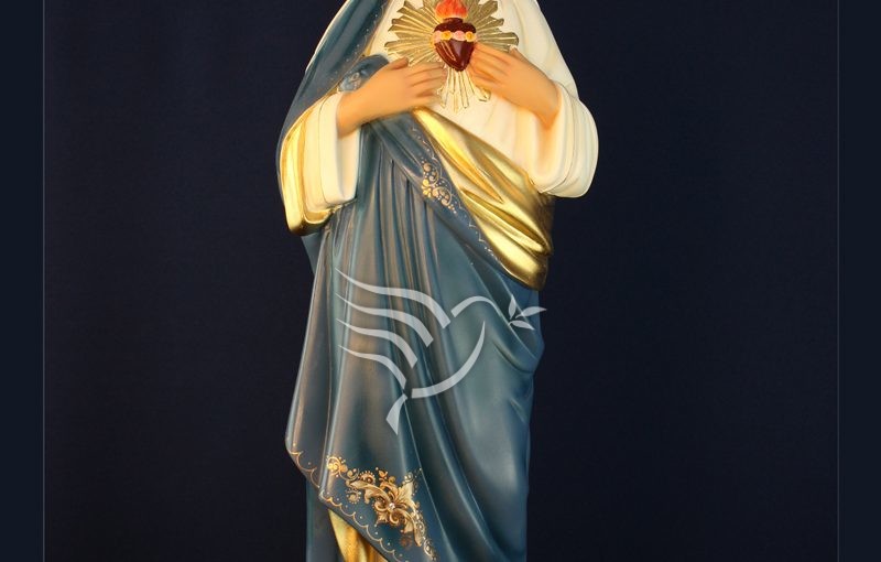 Nossa Senhora Imaculado Coração de Maria 50cm (modelo tradicional)