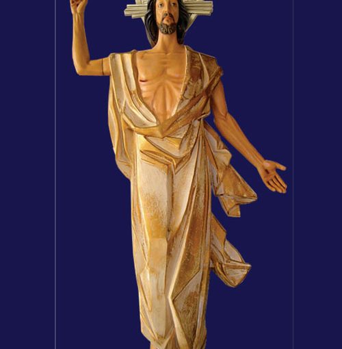 Jesus Ressuscitado 110cm (modelo de parede)