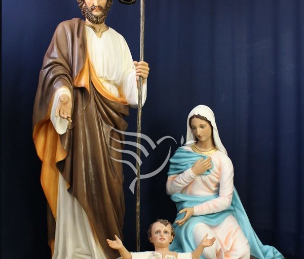 Sagrada Família pintura colorida 170cm